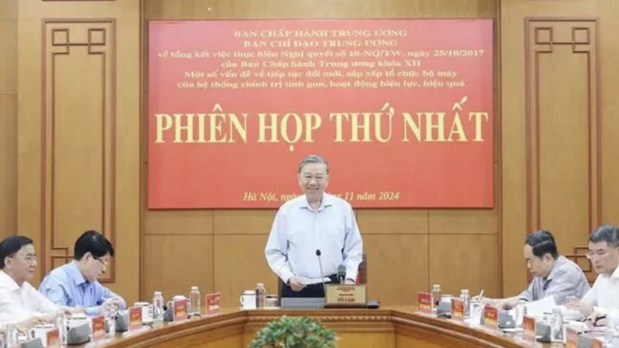 Party chief requires high determination in streamlining political system